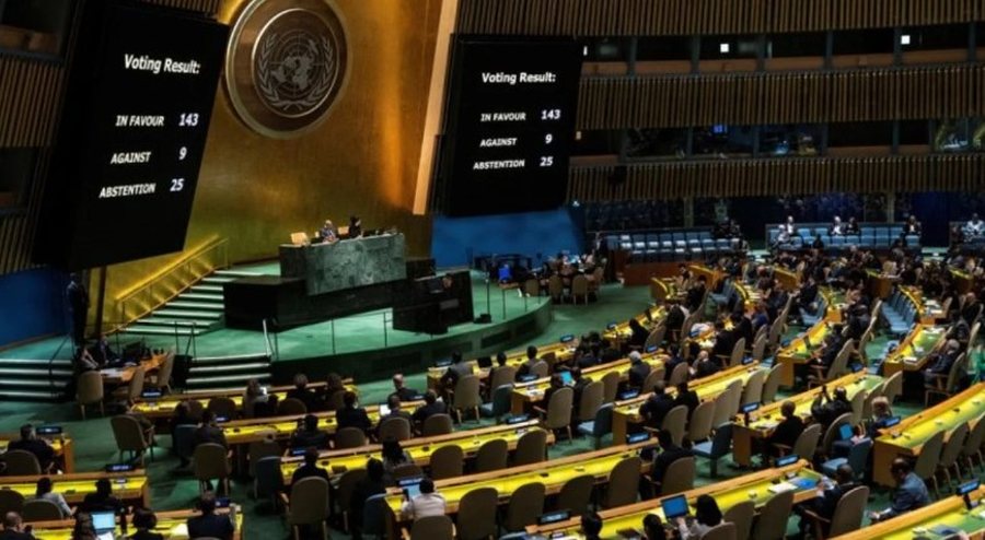 OKB miraton rezoluten ne favor te anetaresimit te Palestines